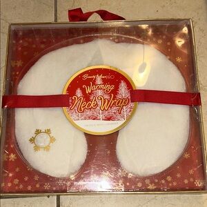 White Warming Neck Wrap